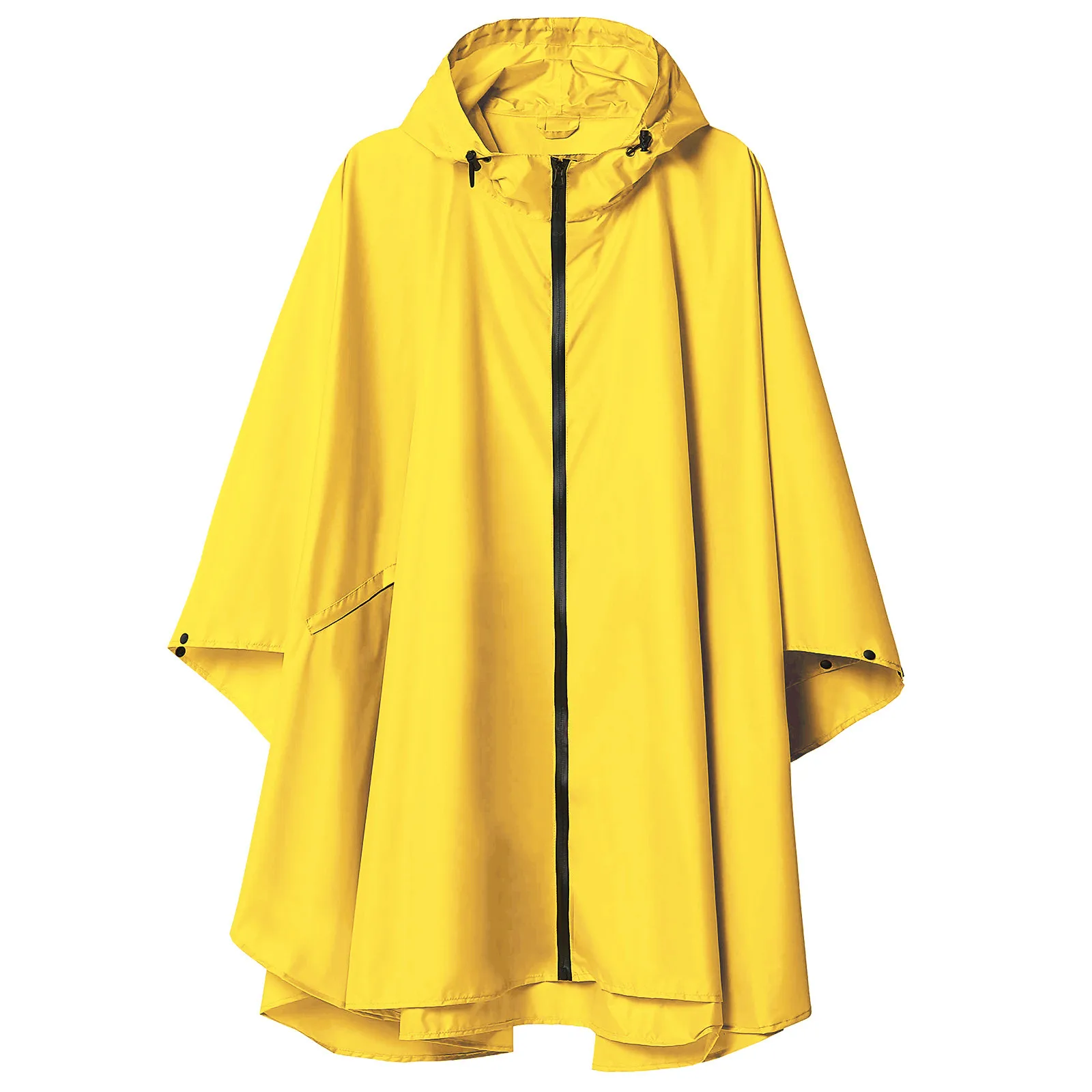 Высококачественный плащ Eva унисекс Пешие прогулки в стиле кейпа Уличная куртка с карманами Взрослый утолщенный водонепроницаемый костюм для дождевика