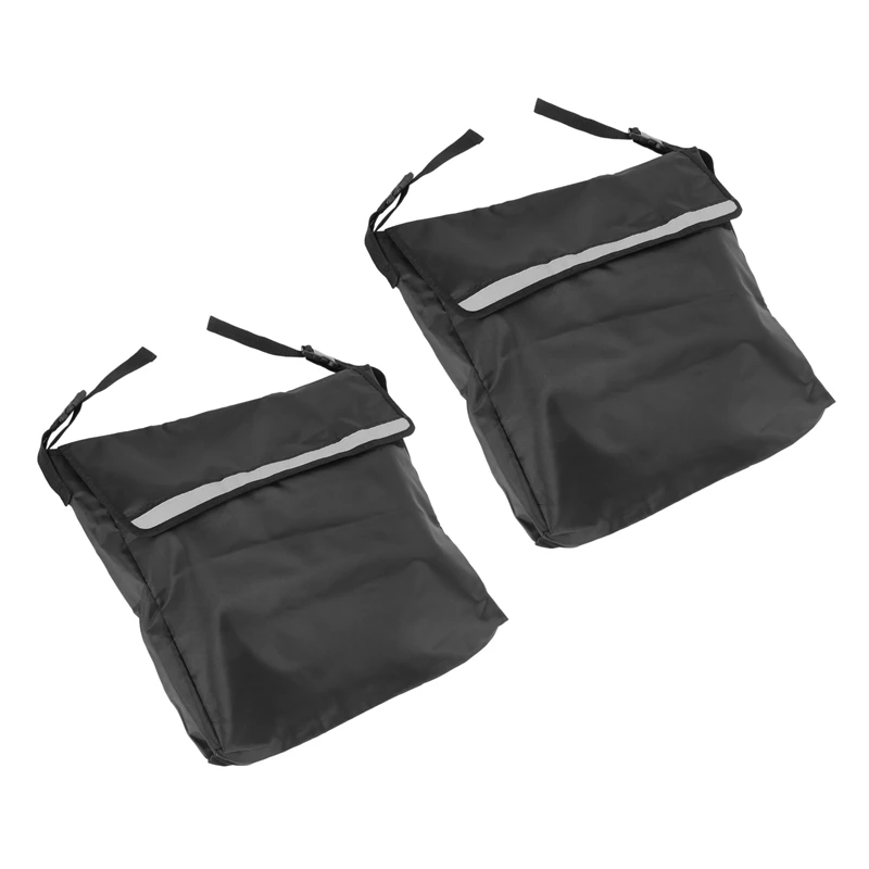 2X Сумка для инвалидной коляски Открытый портативный рюкзак для инвалидной коляски Покупки Хранение Скутер Ходунки Рама Хранение Сумки