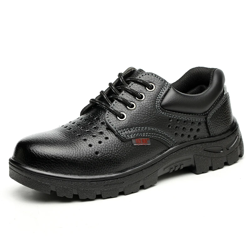  больших размеров мужская повседневная дышащая защитная обувь летний PU кожа стальные носки рабочая обувь платформа рабочая ботинки безопасности мужские