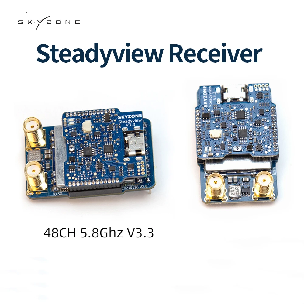 SKYZONE Steadyview/Rapidmix Приемник FPV дрон Sky04x 04O Cobra x v2 SD Аксессуары для FPV Очки 48CH 5,8 ГГц V3.3 Аппаратное обеспечение