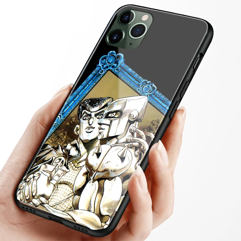 Higashikata Josuke Crazy Diamond Glass Мягкий силиконовый чехол для телефона для IPhone SE 6s 7 8 Plus X XR XS 11 12 Mini Pro Max Чехол